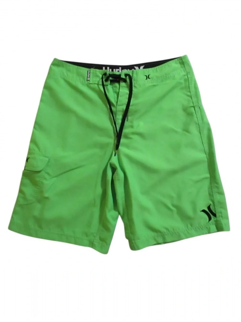 Hurley Men’s Bright Green Board Shorts Size 32